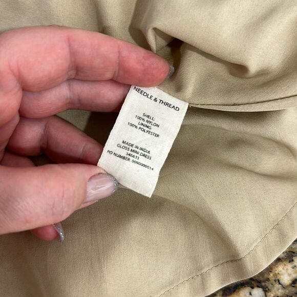 Needle & Thread Sequins Sleeveless Gloss Mini Dress Size 4 - Picture 7 of 12